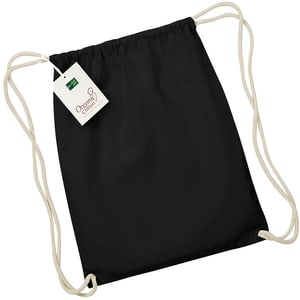 Westford mill WM810 - Organic Gym Bag Black