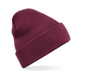 Beechfield BF045 - Beanie with Flap Burgundy