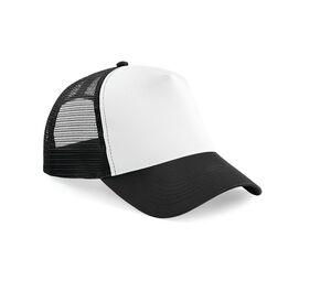 Beechfield BF640 - Half Mesh Trucker Black / White