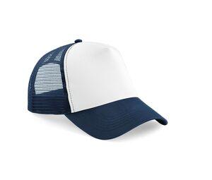 Beechfield BF640 - Half Mesh Trucker Navy / White