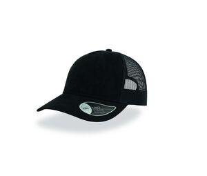 ATLANTIS AT196 - Casquette style trucker en faux daim Black