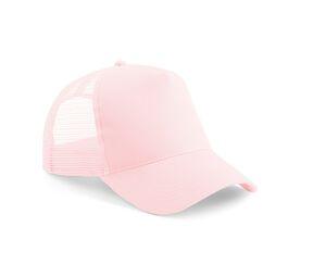 Beechfield BF640 - Half Mesh Trucker Pastel Pink / Pastel Pink