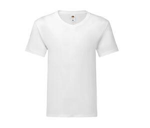 Fruit of the Loom SC154 - Men's v-neck t-shirt White