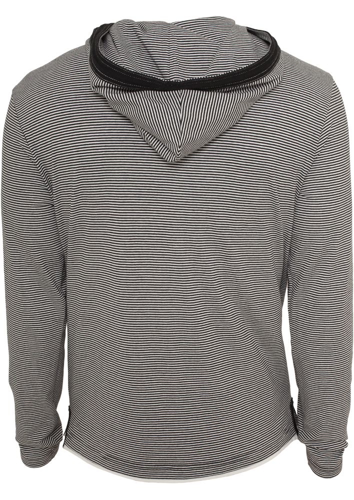 Urban Classics TB641C - Fine Stripe Button Jersey Hoody