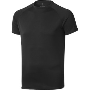 Elevate Life 39010 - Niagara short sleeve men's cool fit t-shirt Solid Black