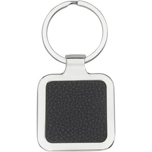 PF Concept 118128 - Piero laserable PU leather squared keychain Solid Black