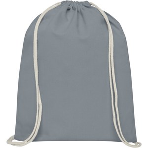 PF Concept 120575 - Oregon 140 g/m² cotton drawstring bag 5L Grey