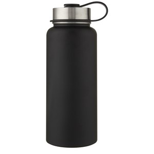 PF Concept 100682 - Supra 1 L copper vacuum insulated sport bottle with 2 lids Solid Black
