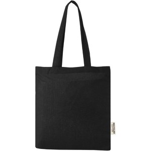 PF Concept 120695 - Madras 140 g/m2 GRS recycled cotton tote bag 7L Solid Black