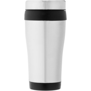 PF Concept 100763 - Elwood 410 ml RCS certified recycled stainless steel insulated tumbler  Solid Black