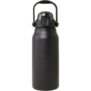 PF Concept 100789 - Giganto 1600 ml RCS certified recycled stainless steel copper vacuum insulated bottle Solid Black