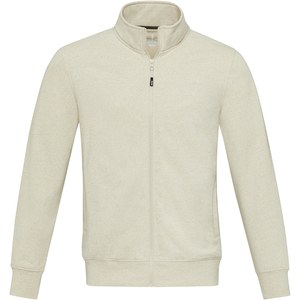 Elevate NXT 37540 - Galena unisex Aware™ recycled full zip sweater Oatmeal