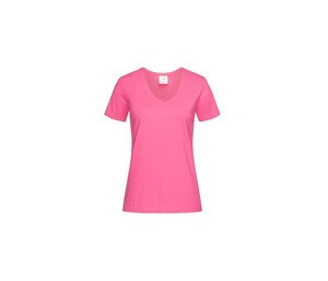 STEDMAN ST2700 - V-neck T-shirt for women Sweet Pink
